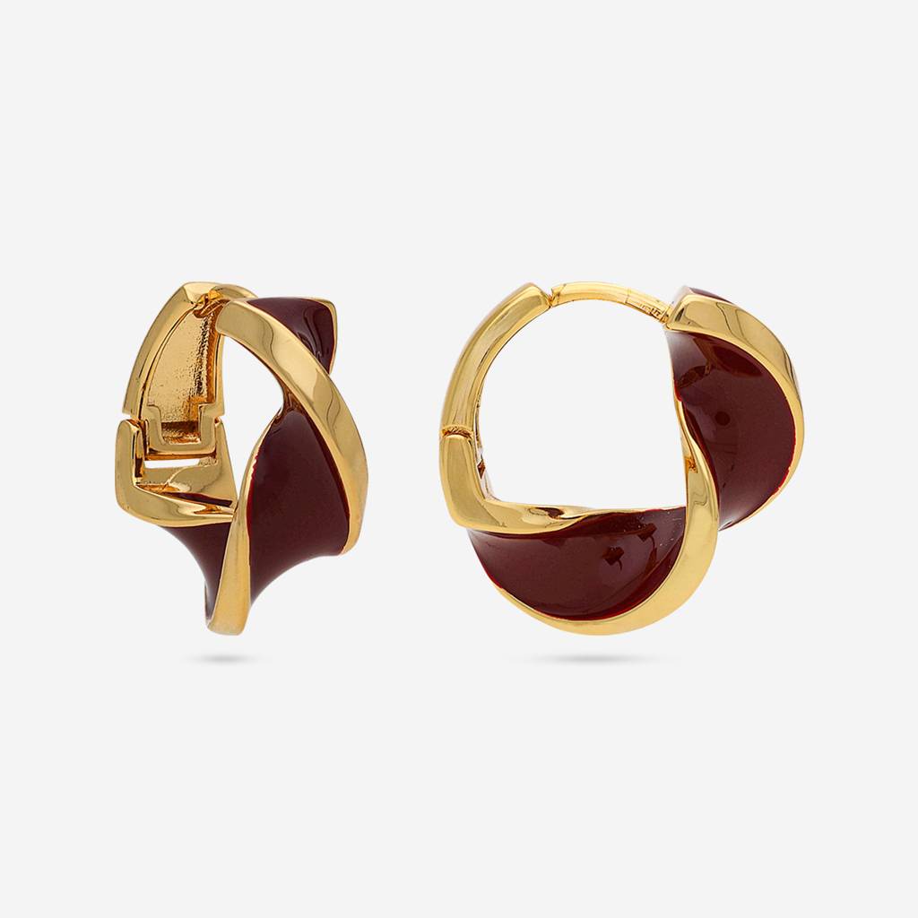 Gold - Plated Casual Wear Trendy Earring - 450576 : 450576