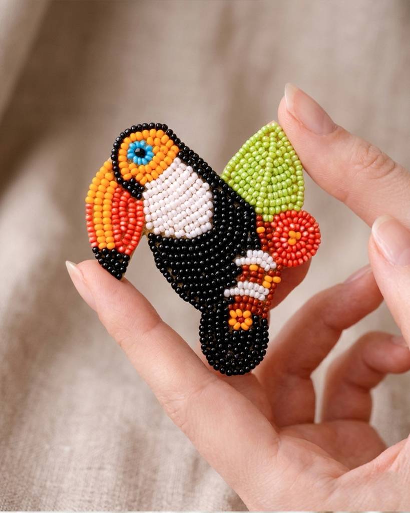 Toucan Bird Brooch : BR07