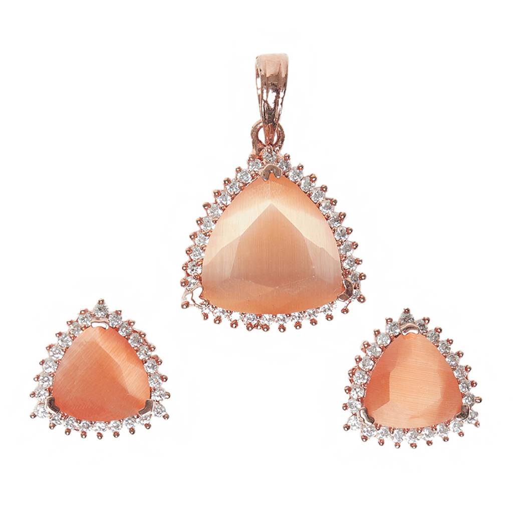 Generic Womens Gold Plated Necl Piece Set : 8905124443431