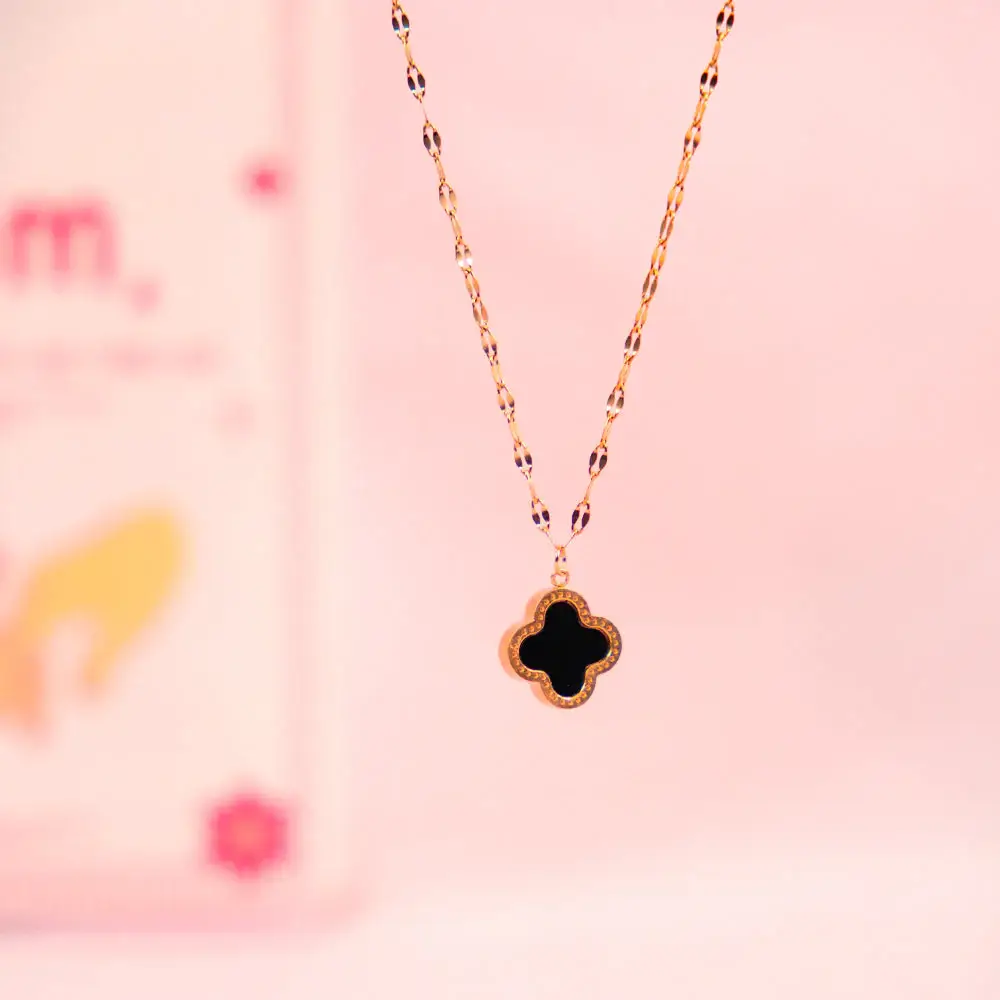 Midnight Enchantress Necklace And Bracelet Set For Mother : NBC-260-G-2