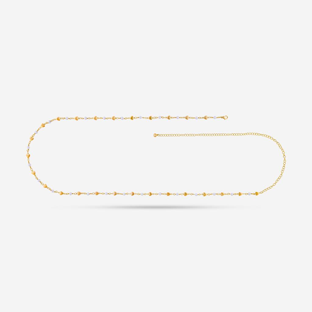 Pearl Gold - Plated Casual Wear Trendy Belt - 464309 : 464309