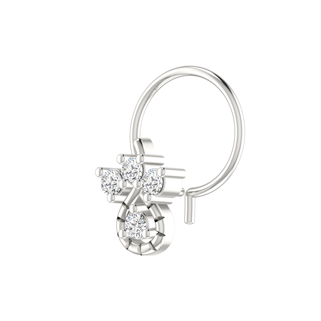 Avsar 9K Bis Hallmarked | Nosepin For Women/Girls |  Avno259 : AVNO259WC