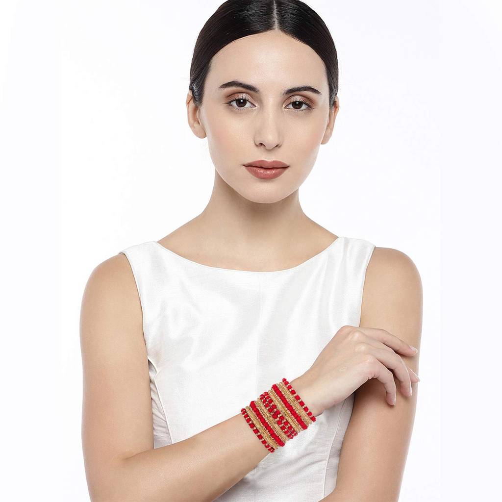Ethnic Bangles Chuda Set Traditional Jewellery For Women : PF51B35R