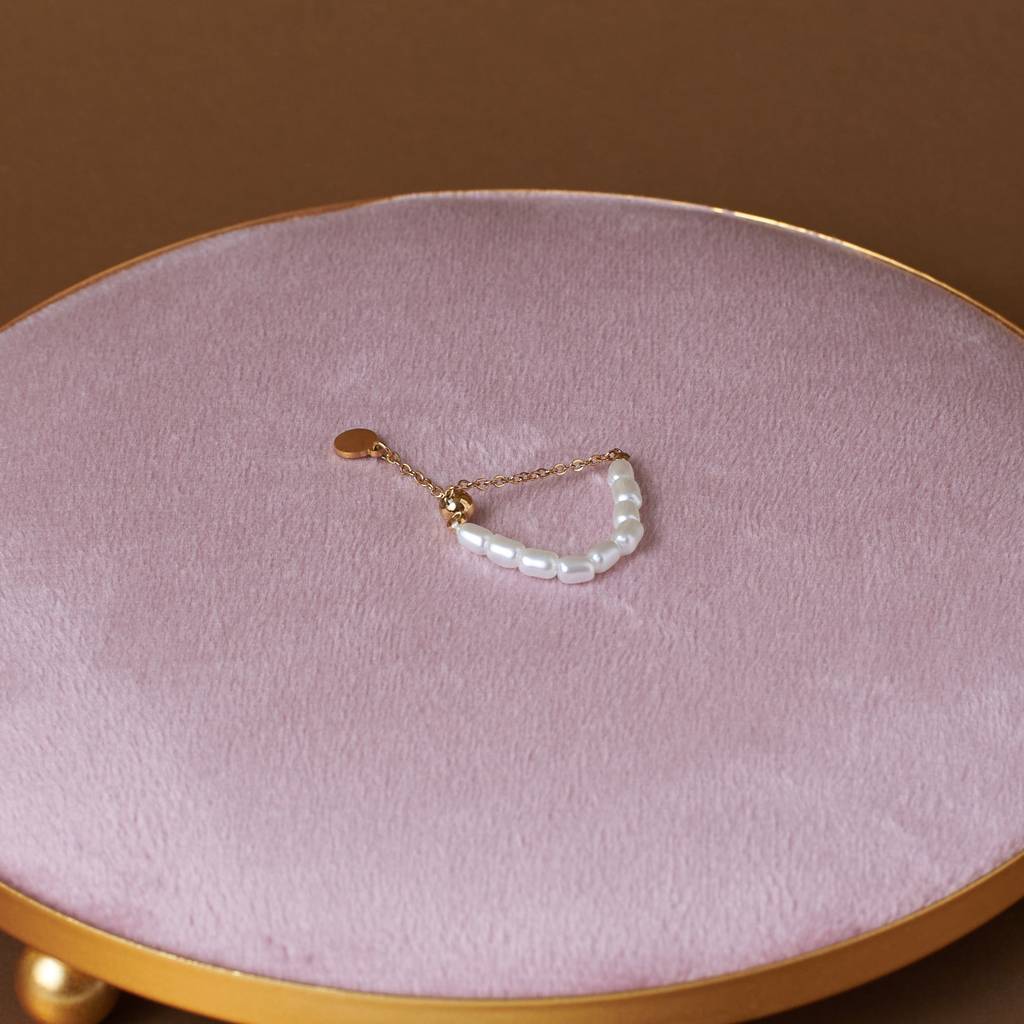 Pearlescent Chain Ring : RS12458