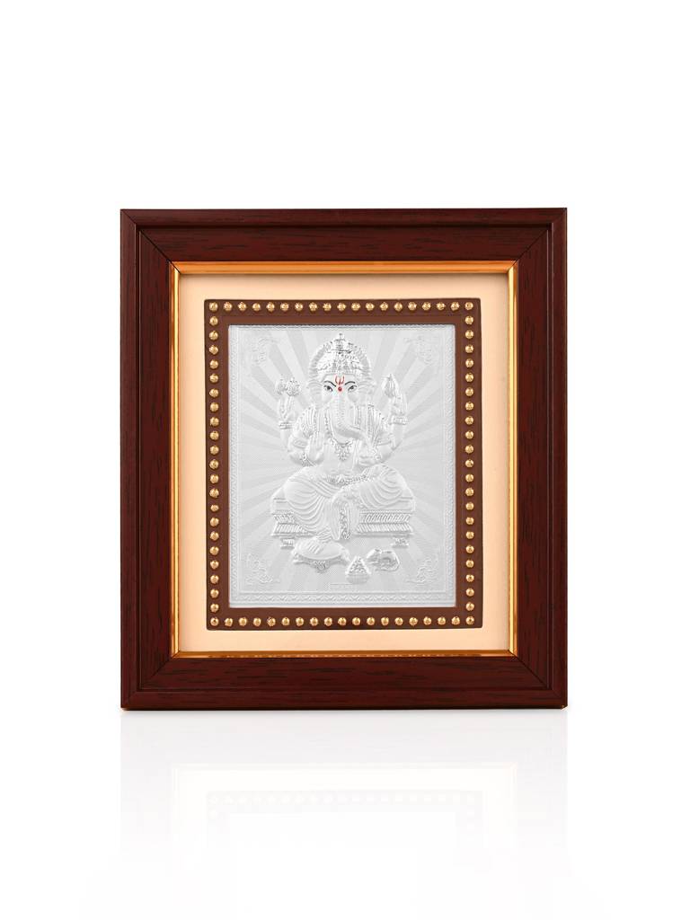 Ganesh Ji 999 Silver Frame : AJGFT171