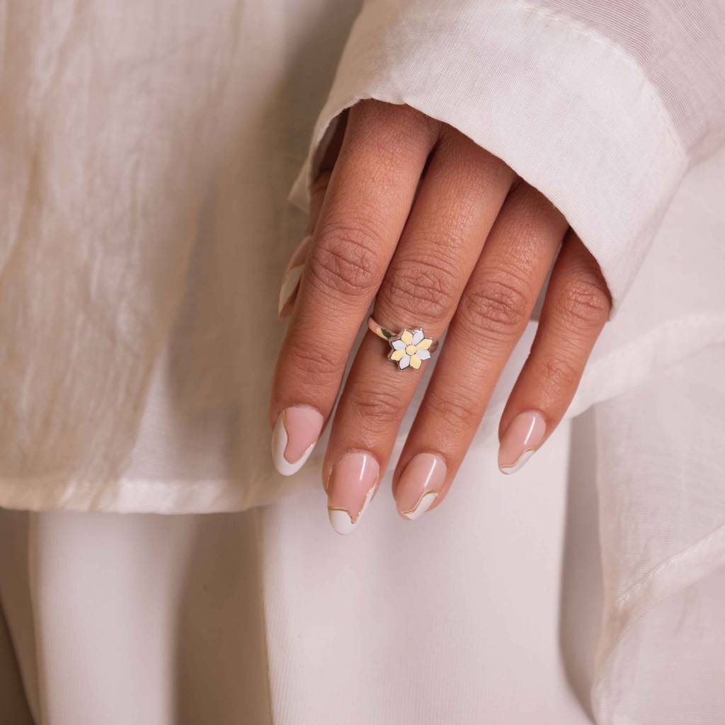Adya Bloom Toe Ring Cum Midi Ring : SK20092
