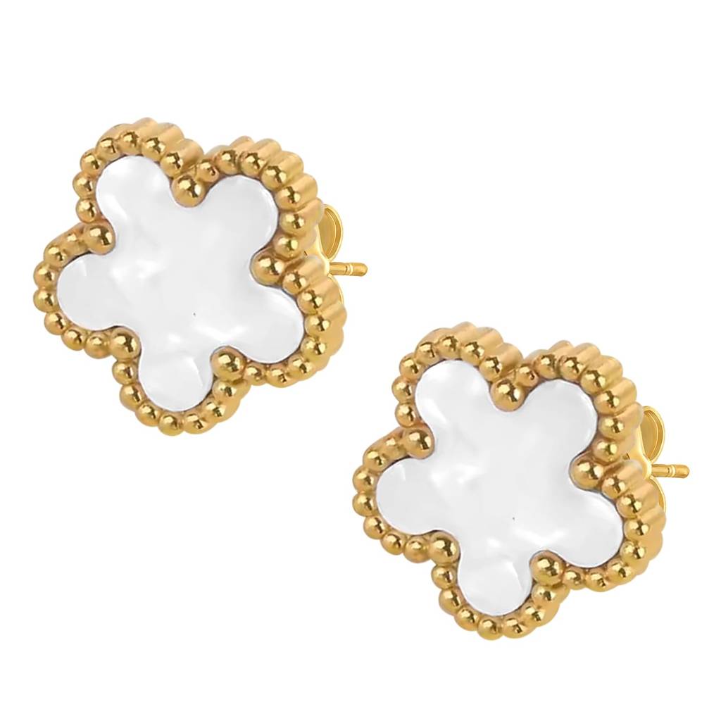 Floral Shaped Stylish Stud Earring Fashion Jewellery For Women & Girls : PX9E3011W