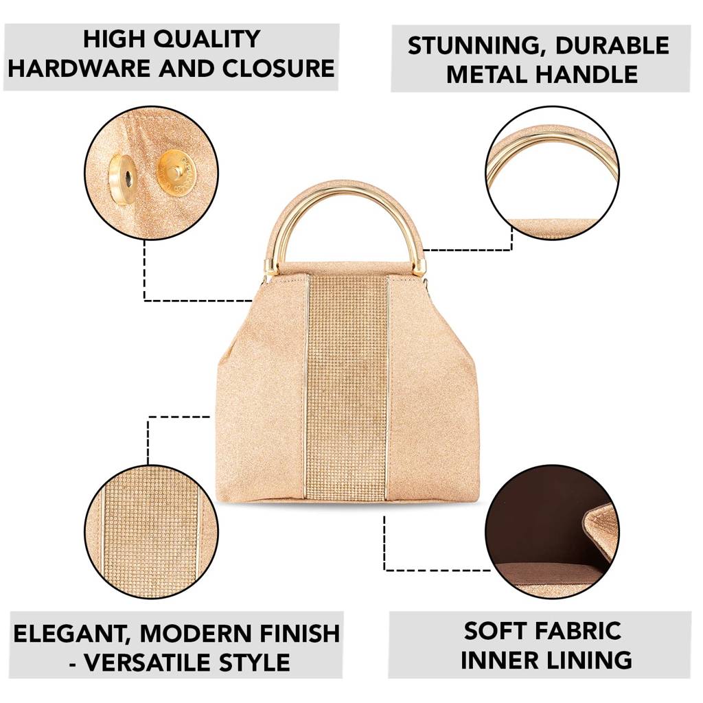 Potli Bags For Women Evening Bag Clutch Ethnic Bride Purse With Drawstring (P49C) : P49C
