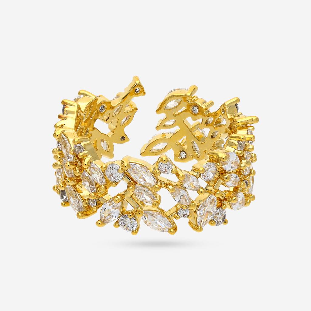 Plated Casual Wear Trendy Zircon Finger Ring - 464262 : 464262