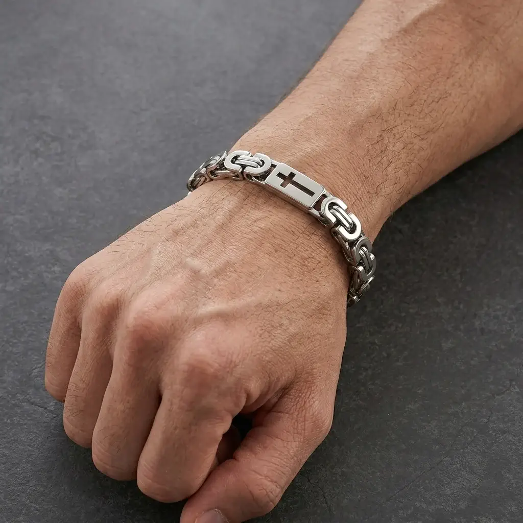 Valor Cross Link Bracelet : MB1S1078-S
