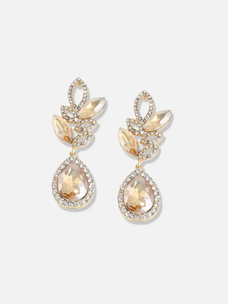 Guadalupe Designer Stone Party Drop Earring For Women : SOHEAR3332