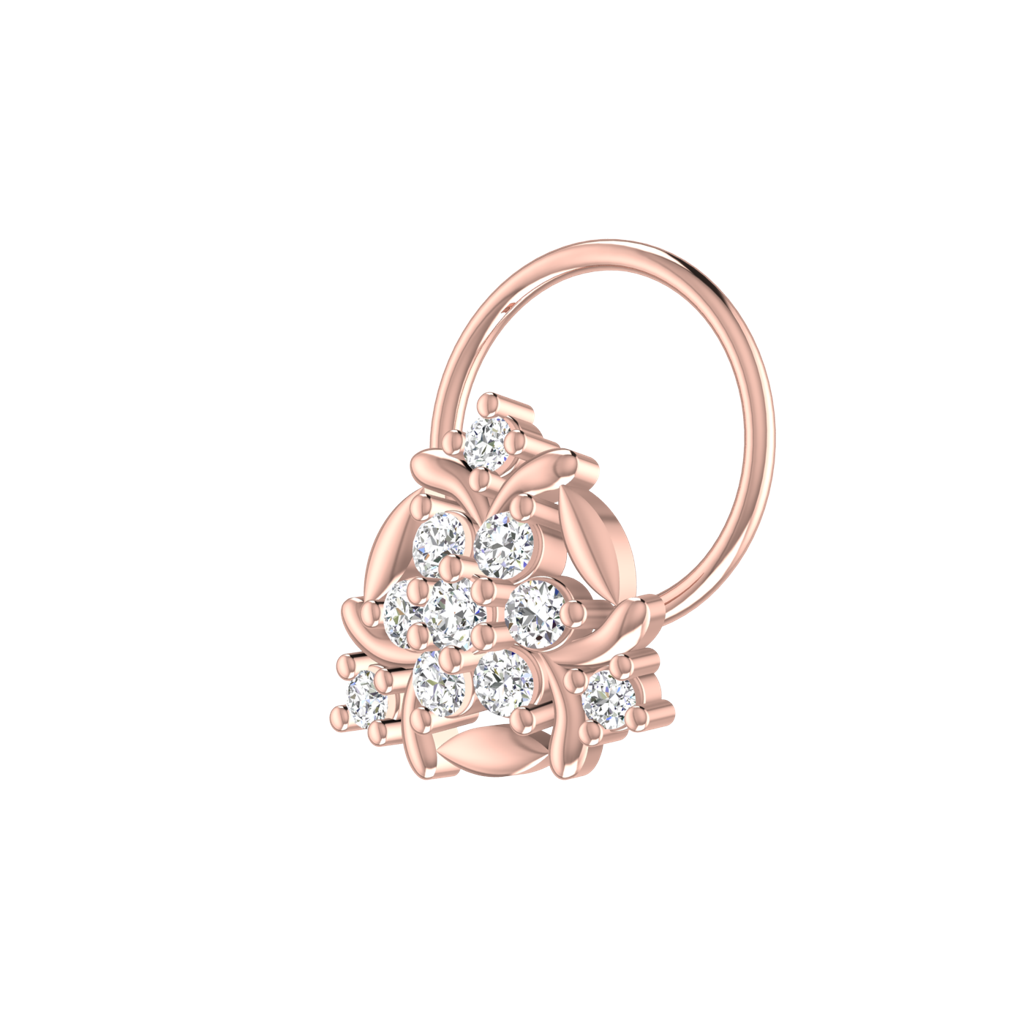 Avsar 9K Bis Hallmarked | Nosepin For Women/Girls |  Avno102 : AVNO102PC