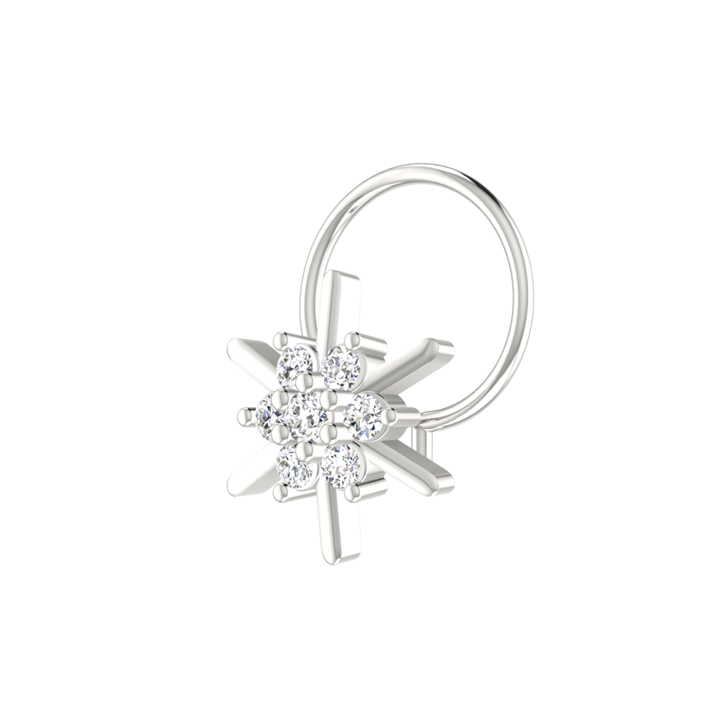 Avsar 9K Bis Hallmarked | Nosepin For Women/Girls |  Avno093 : AVNO093WC