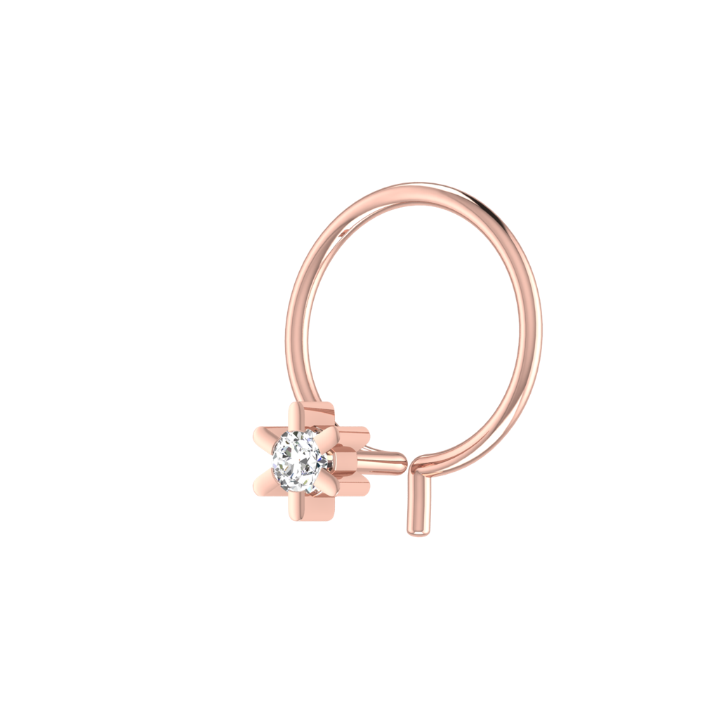 Avsar 9K Bis Hallmarked | Nosepin For Women/Girls |  Avno090 : AVNO090PC