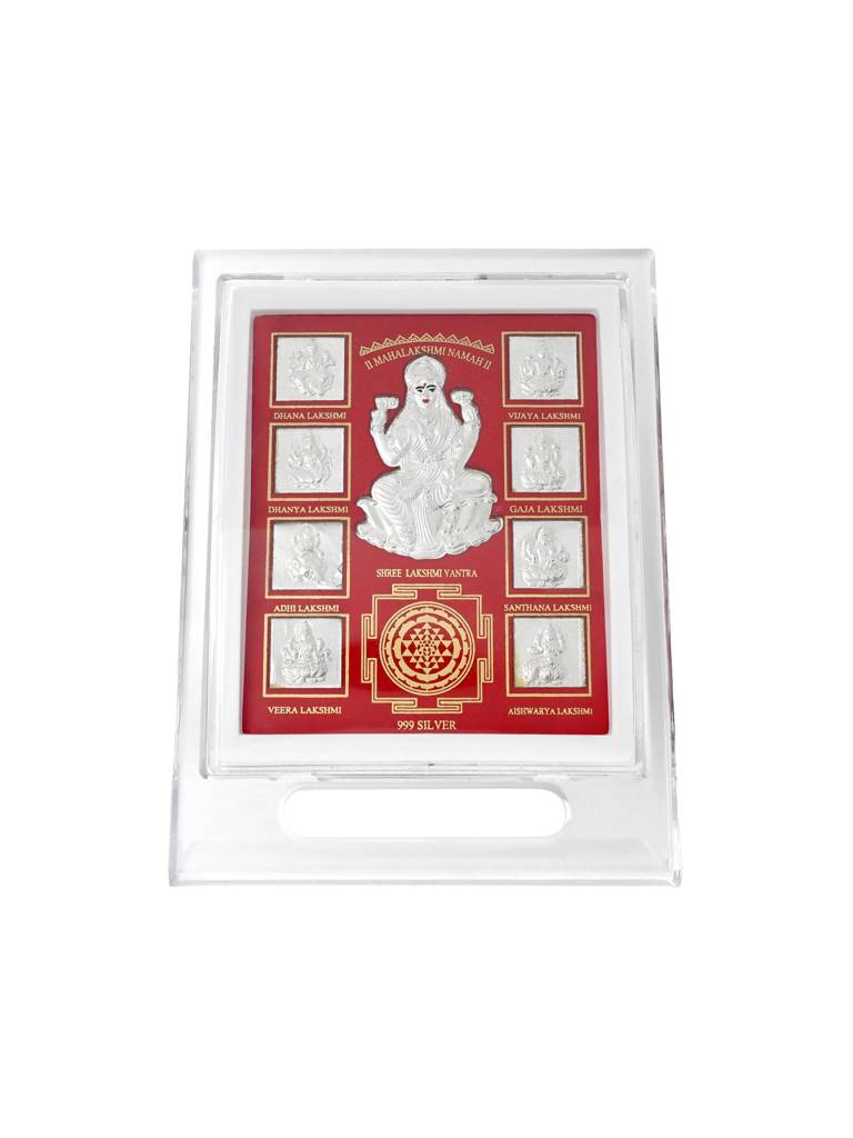 999 Silver Ashta Lakshmi Yantra : BOGFT252