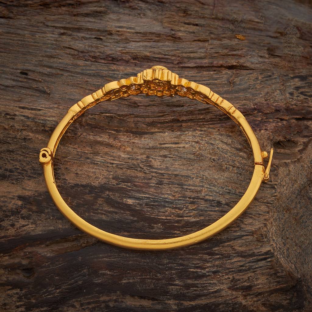 Ruby Gold - Plated Festive Temple Kada - 435638 : 435638