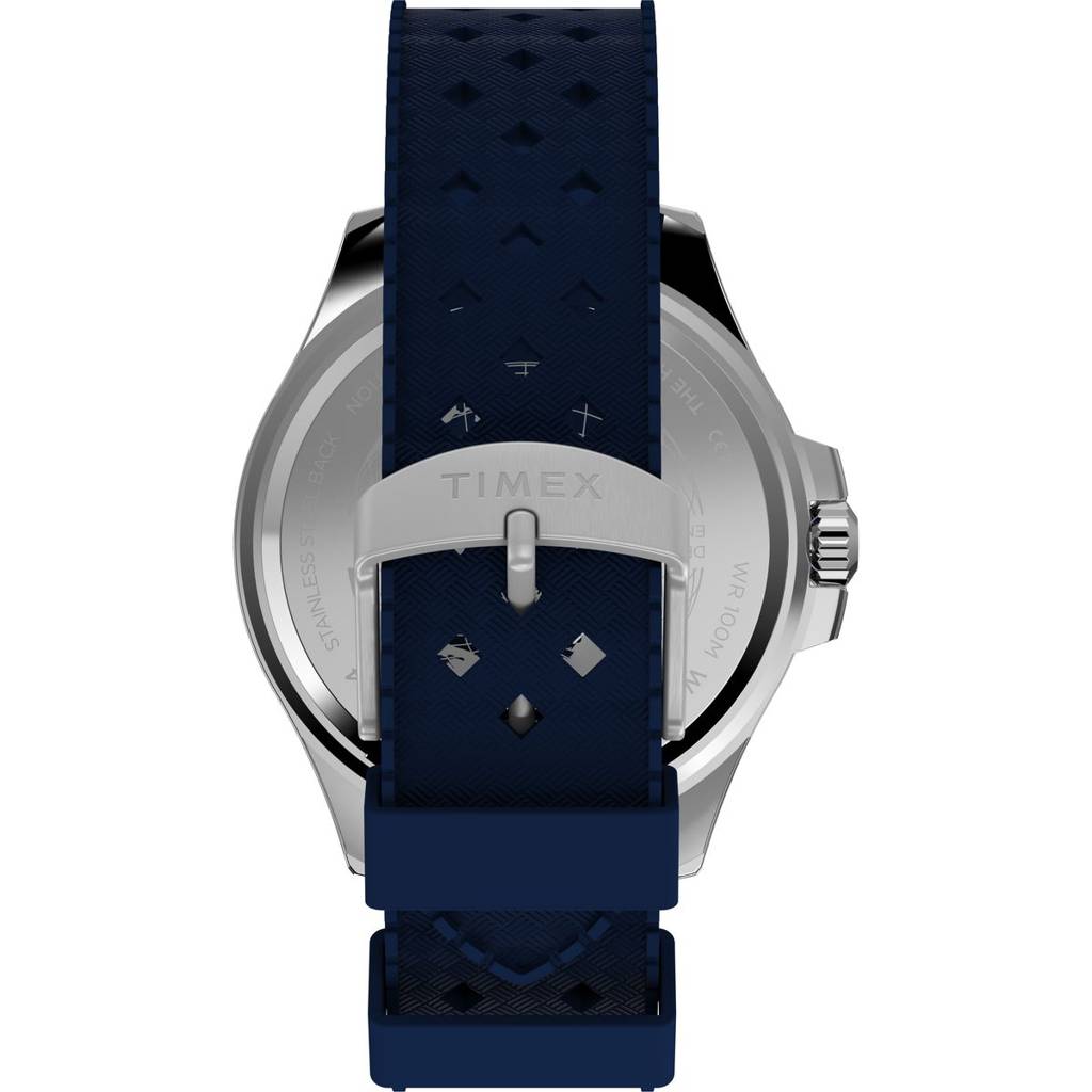 Timex Harborside Coast Round 43Mm Blue Dial Analog Men Watch - Tw2Y33400Uj : TW2Y33400UJ