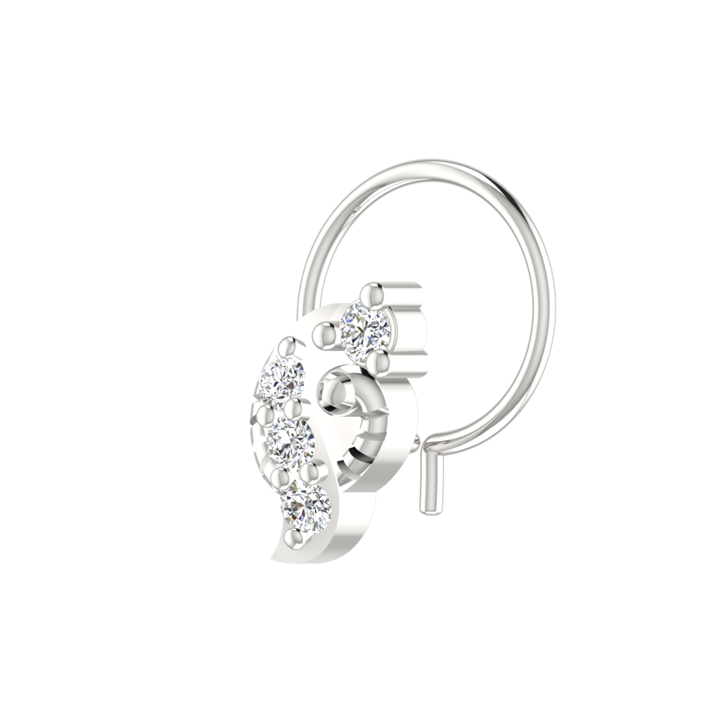 Avsar 9K Bis Hallmarked | Nosepin For Women/Girls |  Avno270 : AVNO270WC