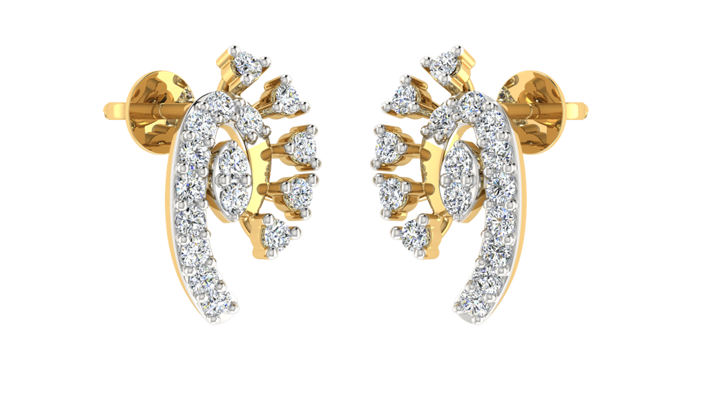 Avsar 9K Bis Hallmarked | Earring For Women/Girls | Ave990 : AVE990YC
