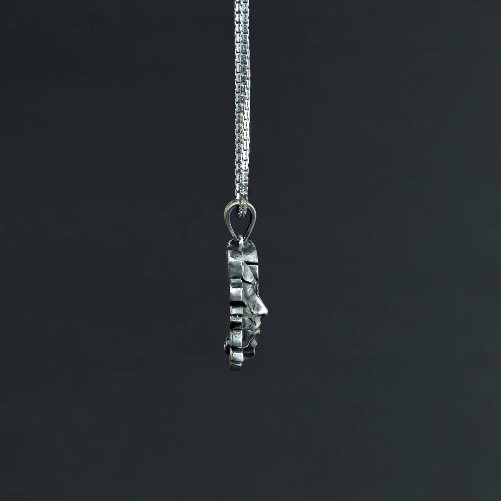 Avatar 3D Silver Pendant : ZV-PEN-AVA-025