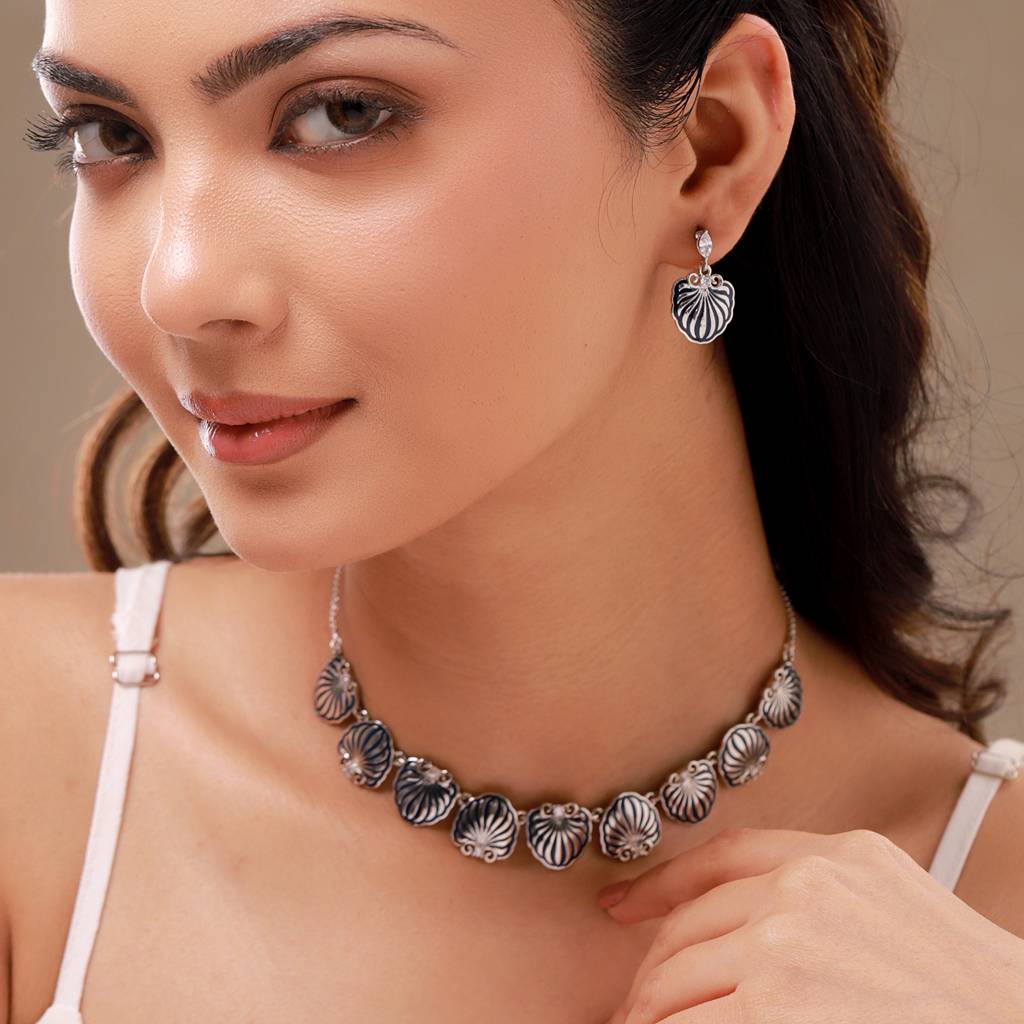 Fractals In Nature Astral Symmetry Necklace Set : 8905124582222