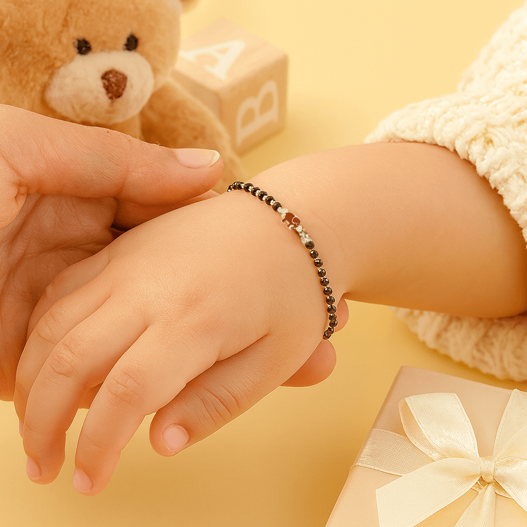 Red Elephant Nazariya 925 Sterling Silver Bracelets For Baby & Kids : NKBR014005