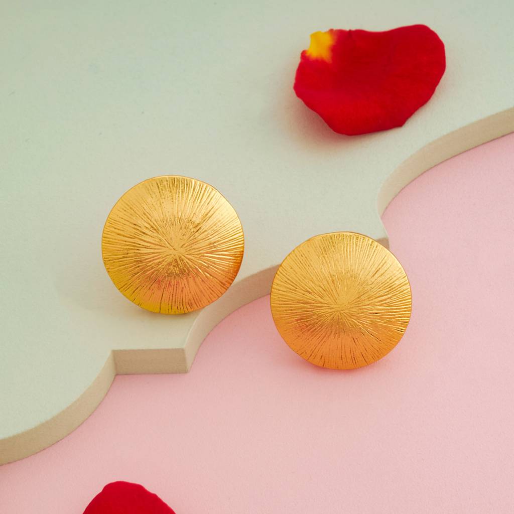 0 Gold Plated - Casual Wear Antique Earring - 462758 : 199069