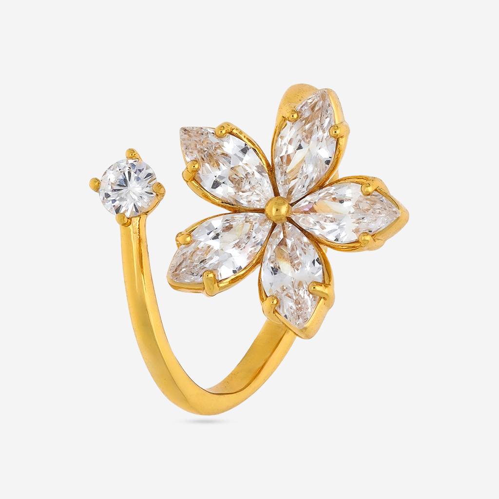 Plated Casual Wear Trendy Zircon Finger Ring - 464154 : 464154