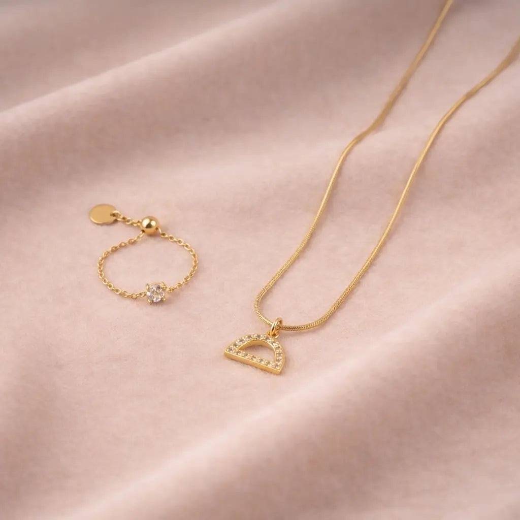 Cosmic Libra Jewellery Combo : NRC-085-G-1