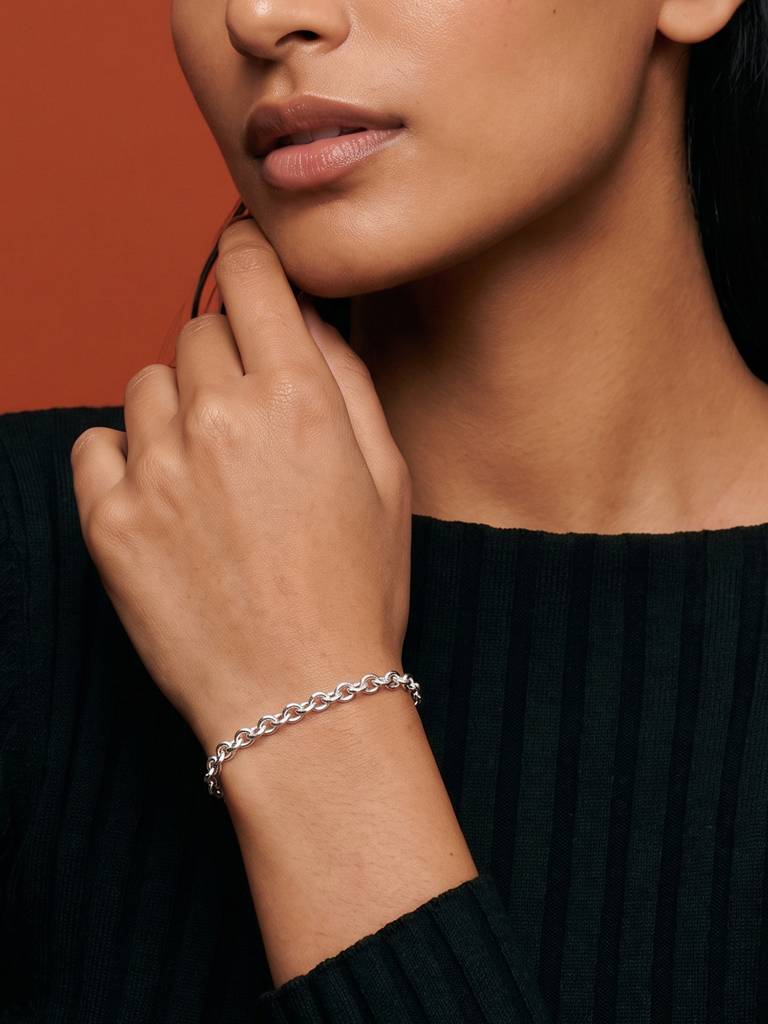 Classic Rolo Chain Bracelet : IZLB4021