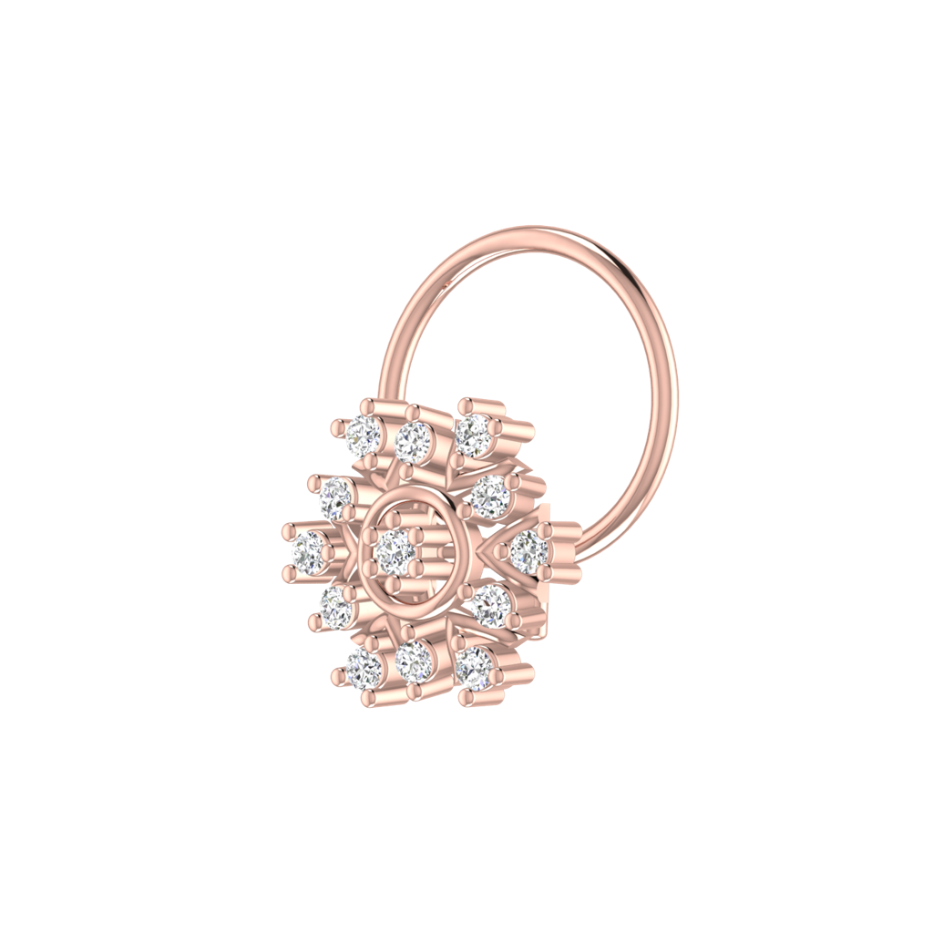 Avsar 9K Bis Hallmarked | Nosepin For Women/Girls |  Avno191 : AVNO191PC