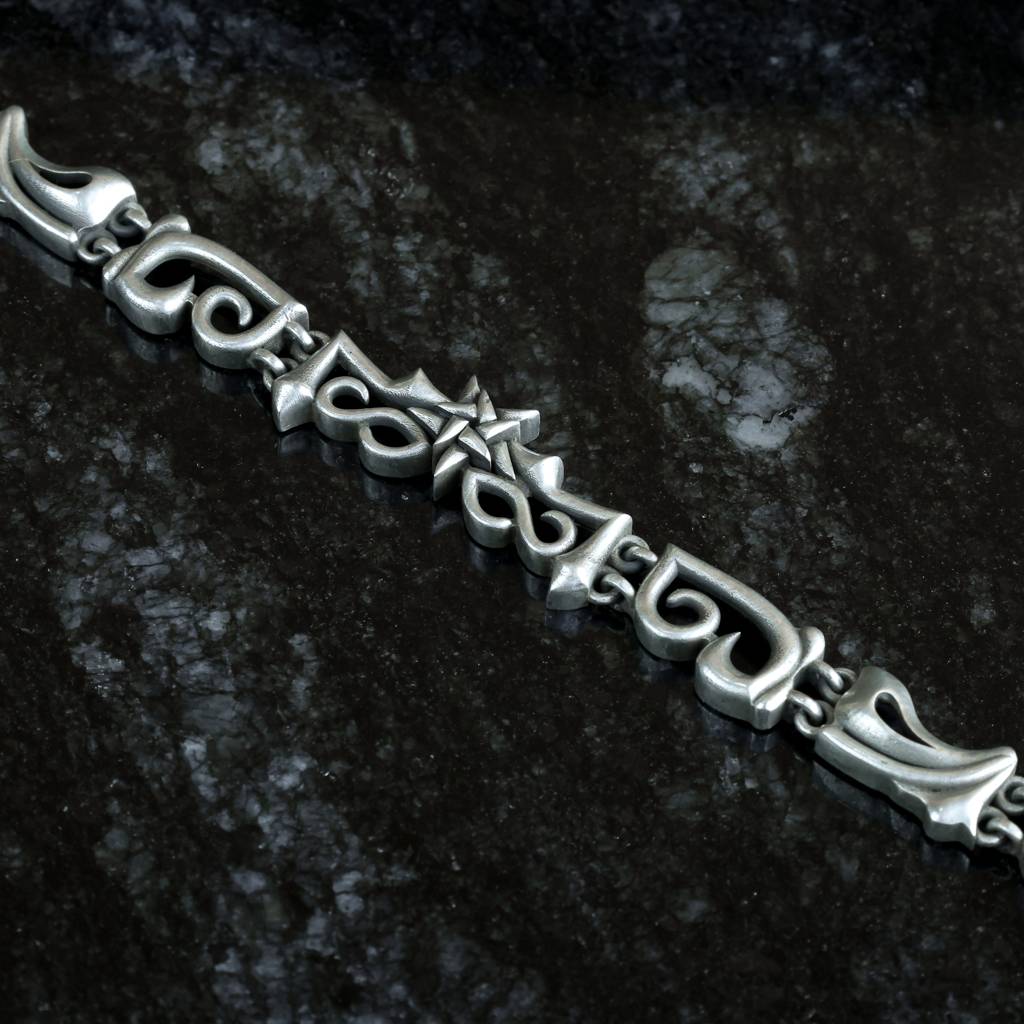 Whispering Tides Flexi Strap Bracelet : ZV-BRC-WTFS-018