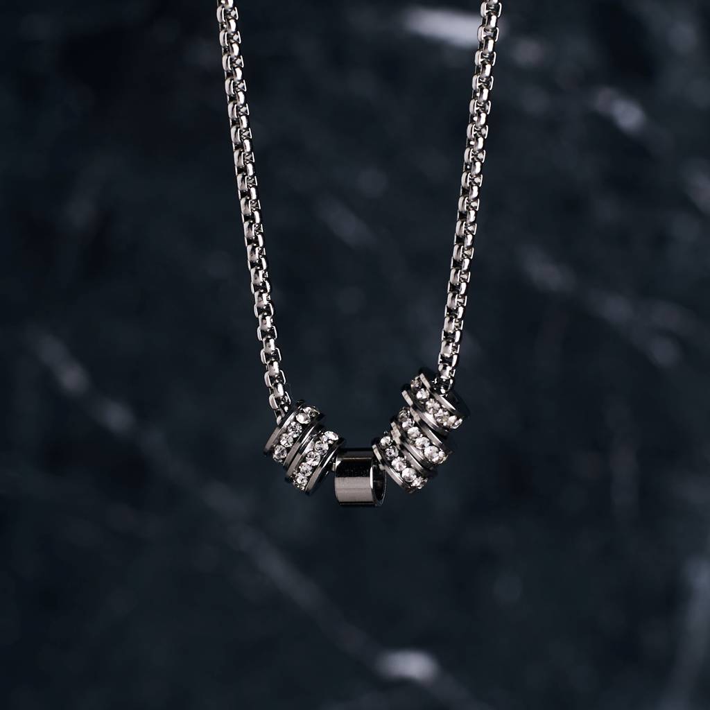 Twinkling Rings Silver Chain : MN1S0912