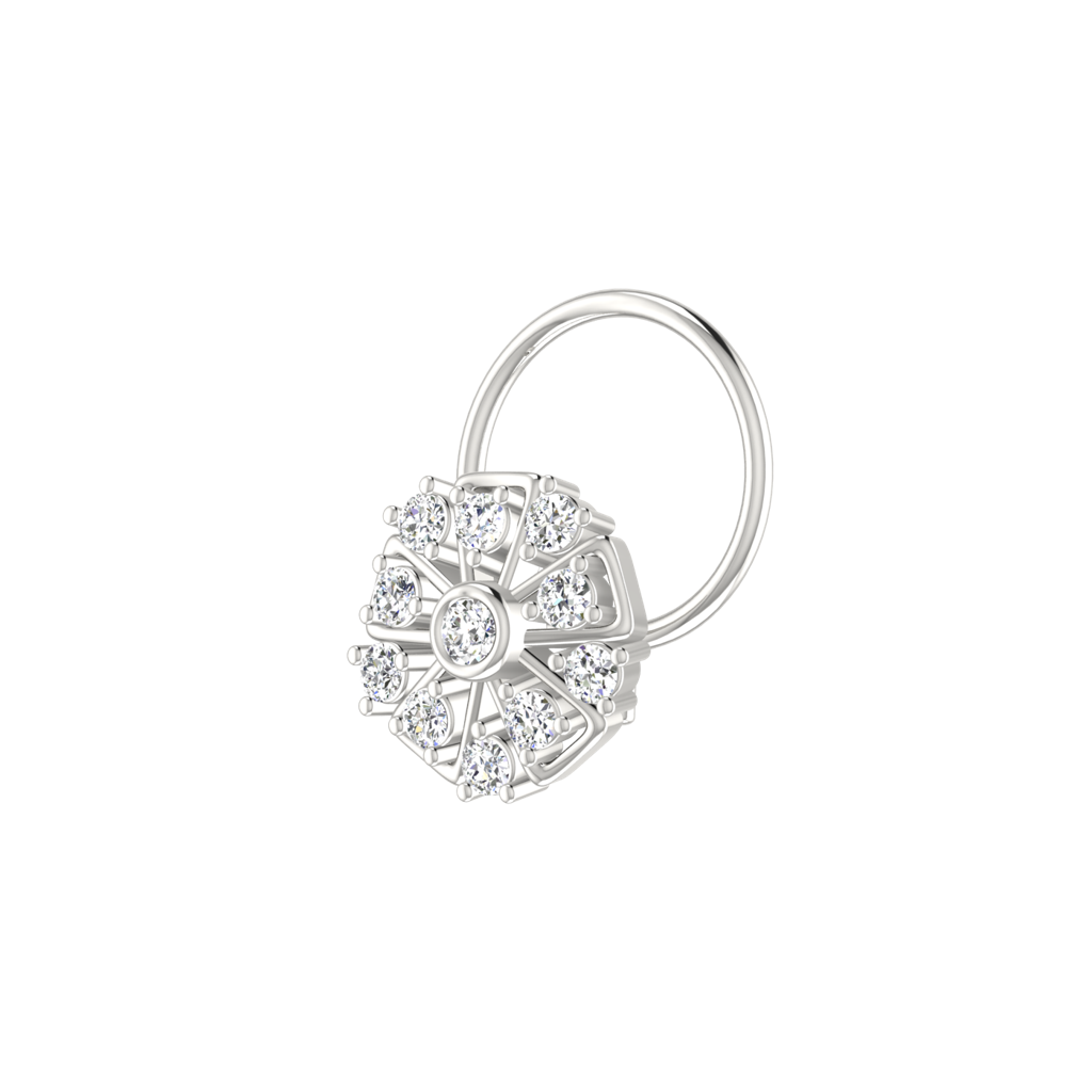 Avsar 9K Bis Hallmarked | Nosepin For Women/Girls |  Avno148 : AVNO148WC
