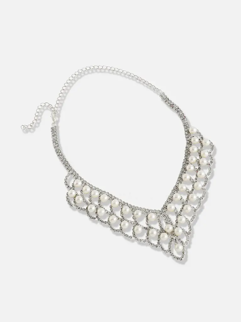Azaria-Gold Plated Designer Stone Party Necklace For Women : SOHNCK3019