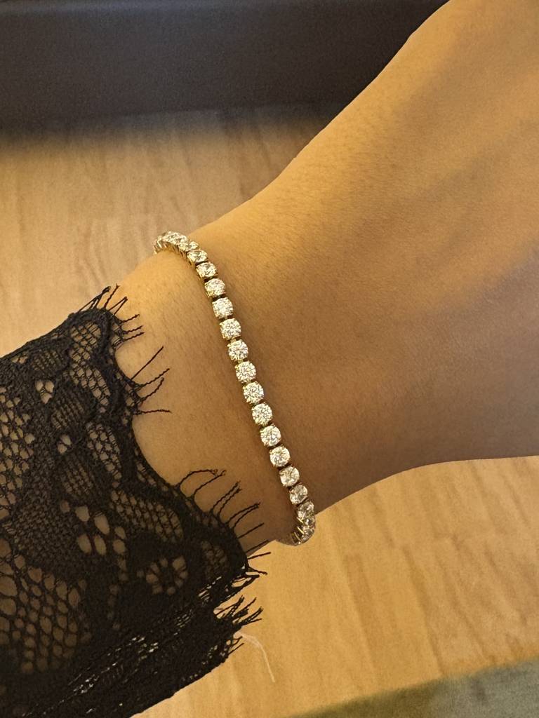 Peno Diamond Tennis Bracelet - Waterproof, 18K Gold Plated : SS_BRACELET_PENO_TENNIS