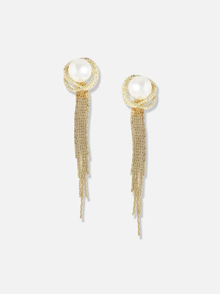 Anahi-Gold Plated Designer Stone Party Drop Earring For Women : SOHEAR3162