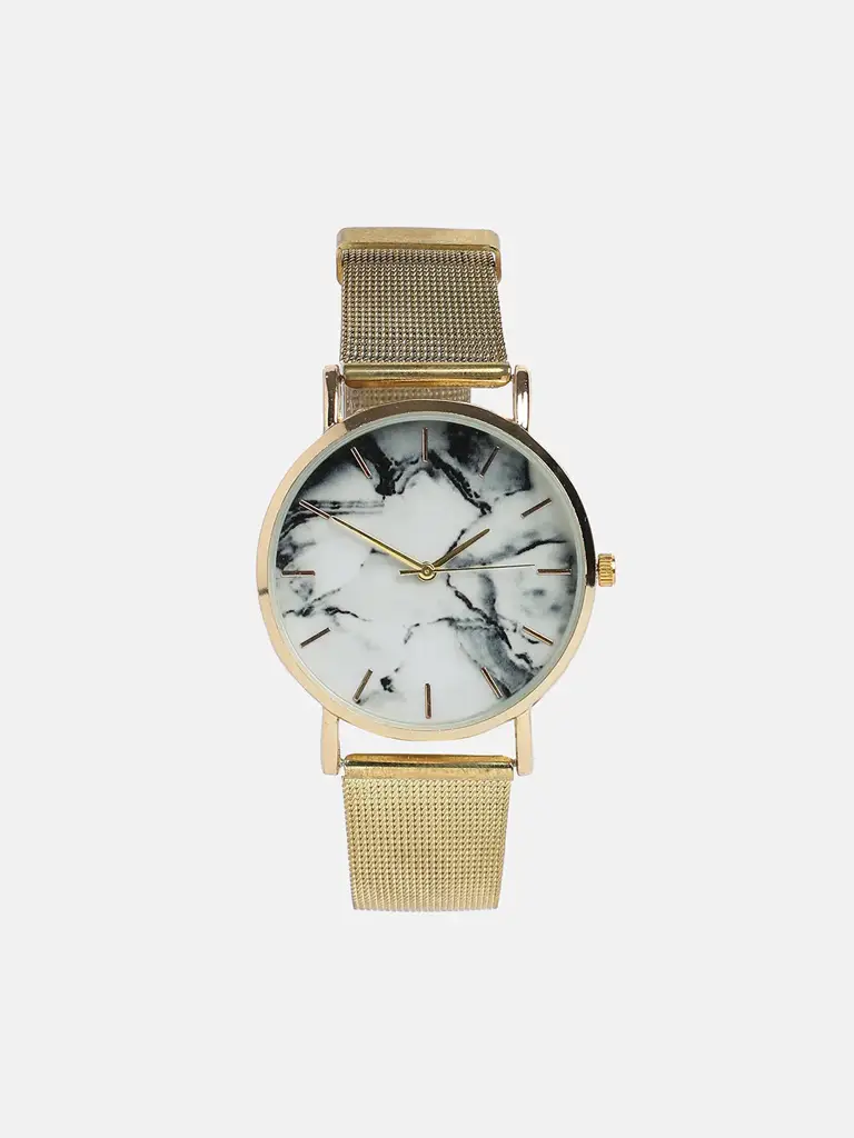 Women'S Round Dial Watch With Mesh Strap : HSWC1067