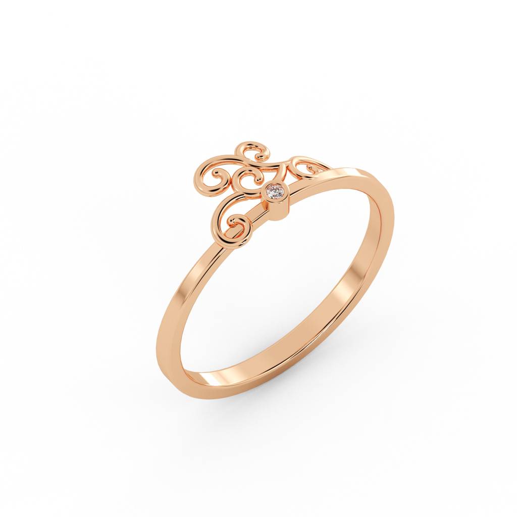 9K Bis Hallmarked Ring For Women/Girls | Avr1102 : AVR1102PC_8