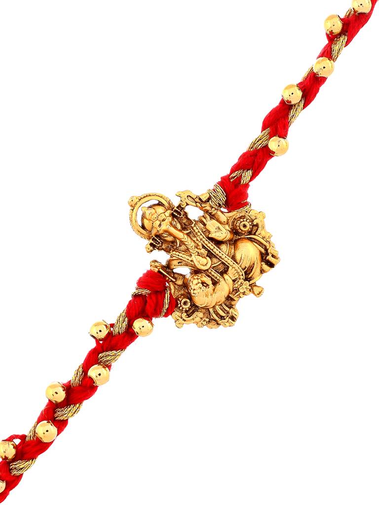 Divine Ganesha Rakhi Gift Set With Printed Bottle For Brother : 8905124584905