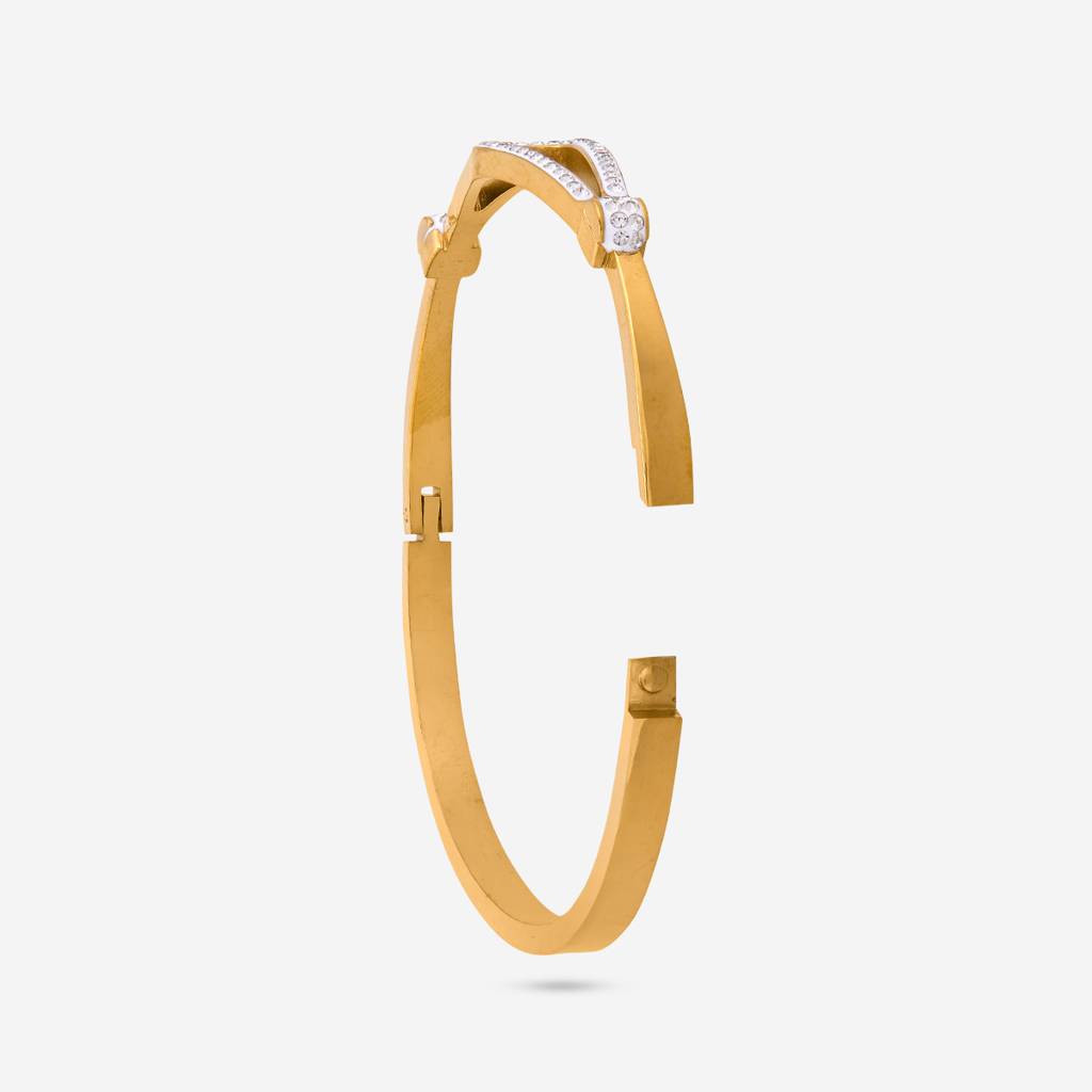 Gold - Plated Casual Wear Trendy Kada - 464286 : 464286