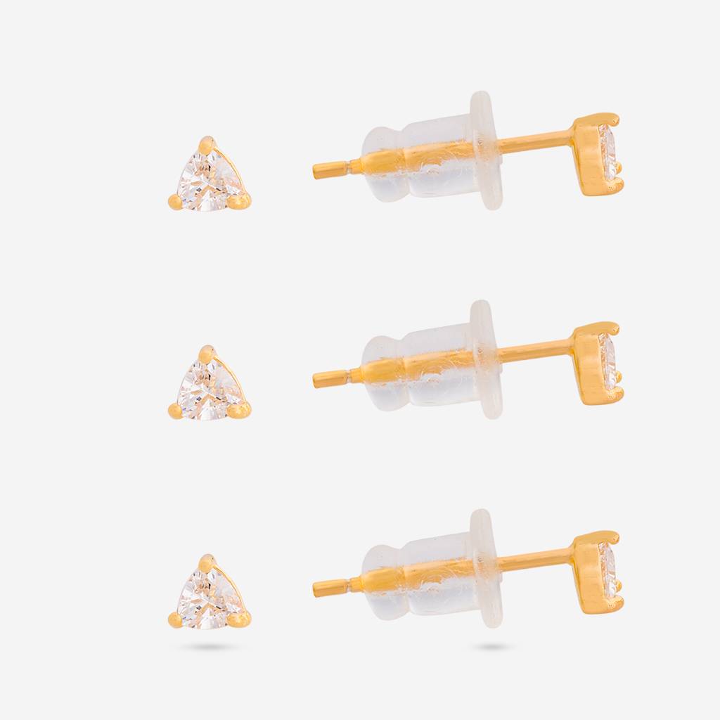 Office Wear Silver Earring - 465625 : 465625