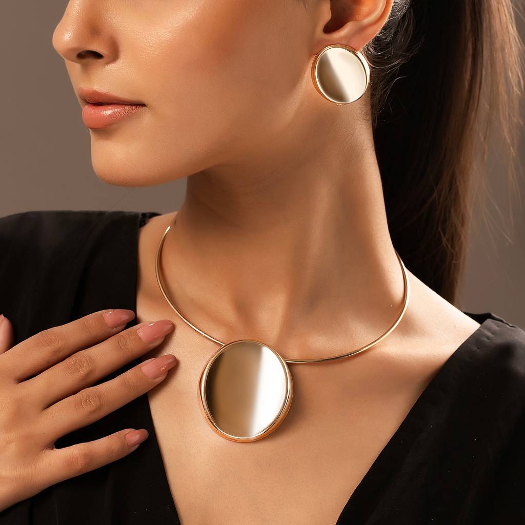 Blume Golden Orbit Minimal Luxe Pendant Set : 8905124563467