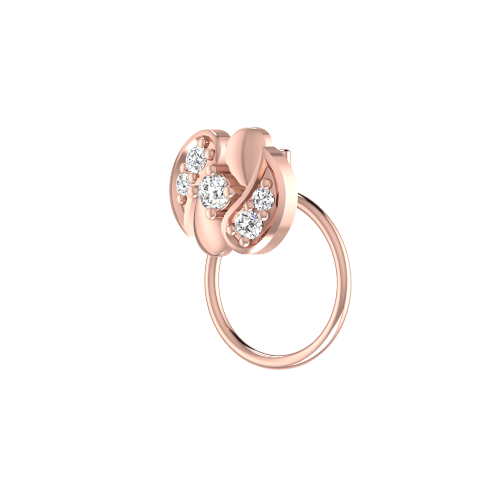 Avsar 9K Bis Hallmarked | Nosepin For Women/Girls |  Avno069 : AVNO069PC