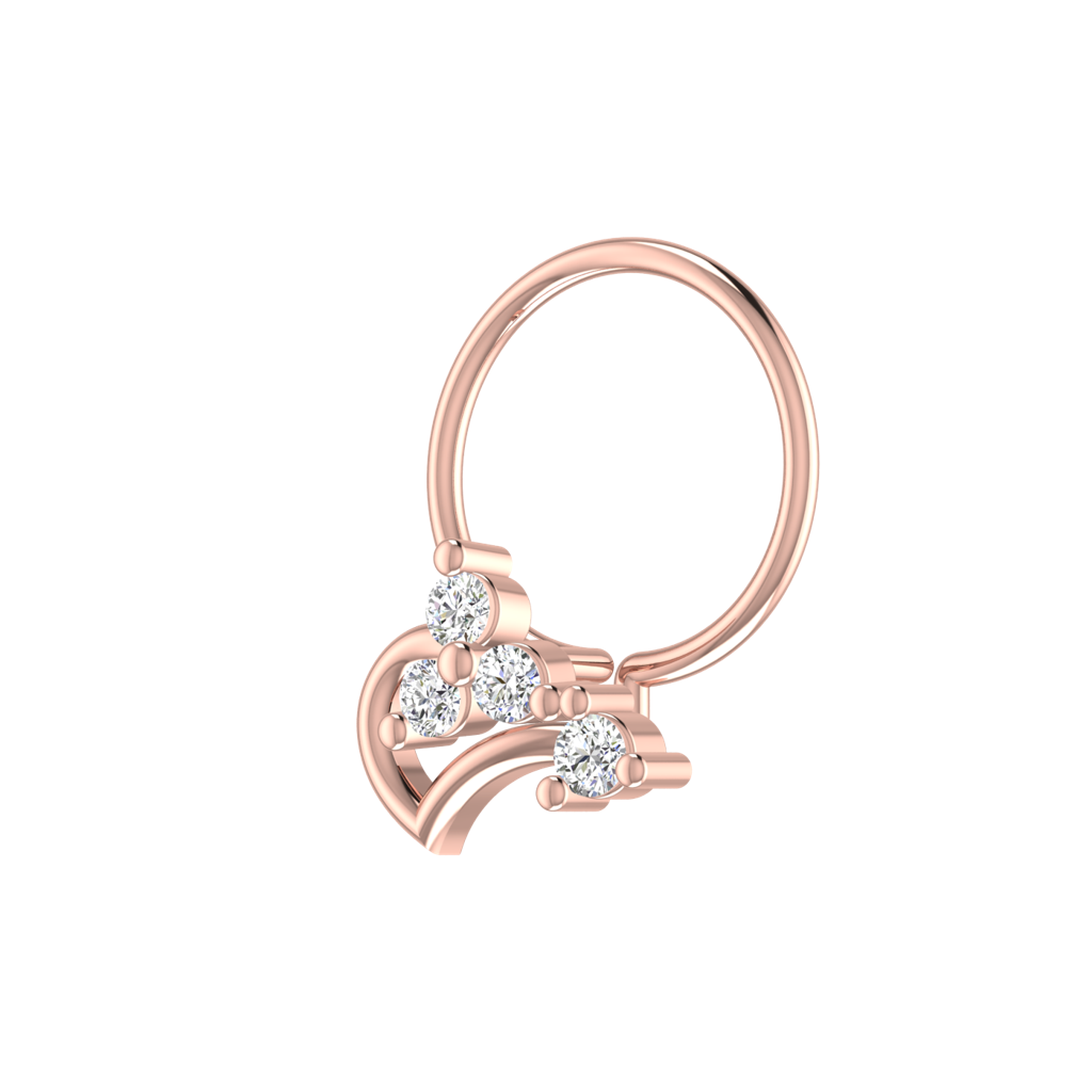 Avsar 9K Bis Hallmarked | Nosepin For Women/Girls |  Avno224 : AVNO224PC