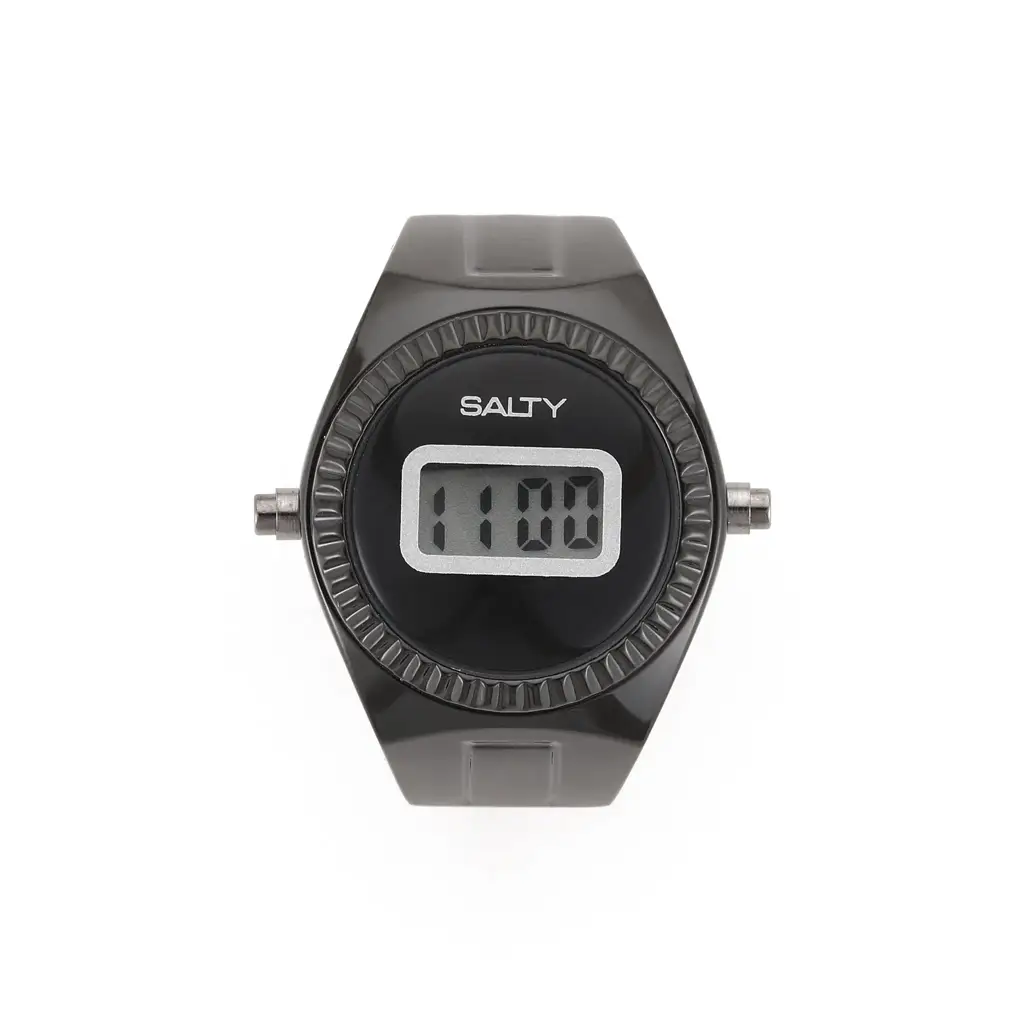 Timeloop Watch Ring For Men - Black : WTR-S-0045-BK-ALPHA-1