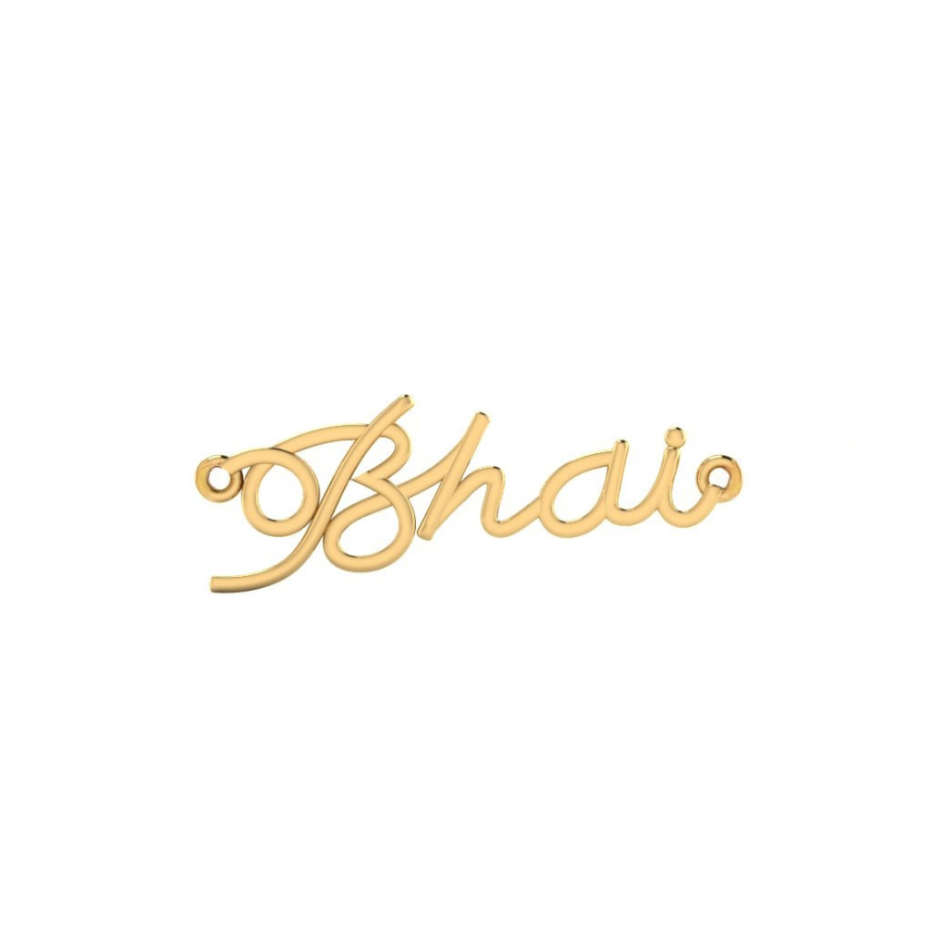 Bhai Love 925 Sterling Silver Rakhi For Brother : RB-0015