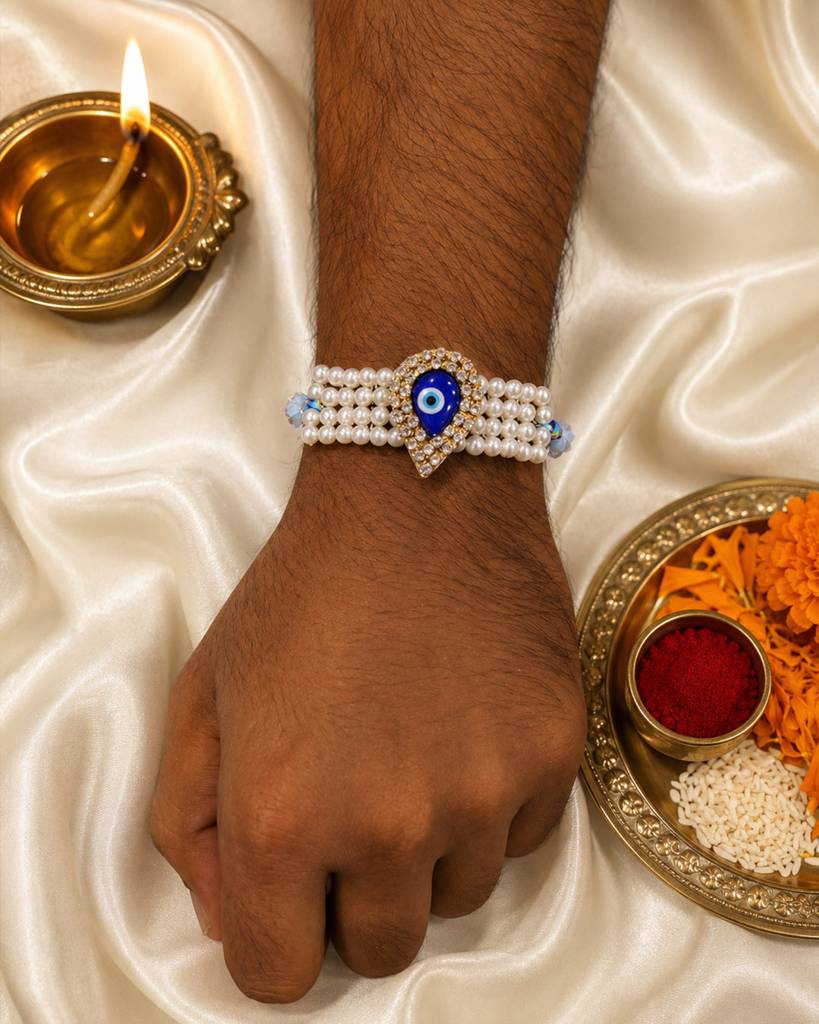 Royal Nazar Charm Rakhi : ANRK08