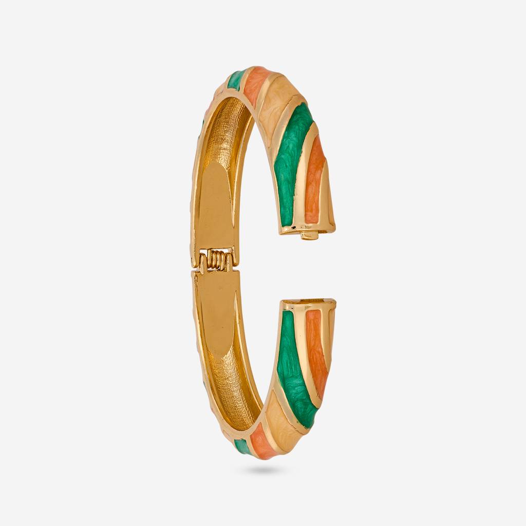 Gold - Plated Casual Wear Trendy Kada - 464669 : 464669