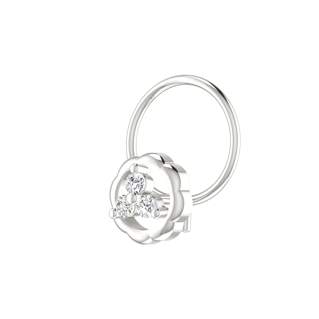 Avsar 9K Bis Hallmarked | Nosepin For Women/Girls |  Avno284 : AVNO284WC
